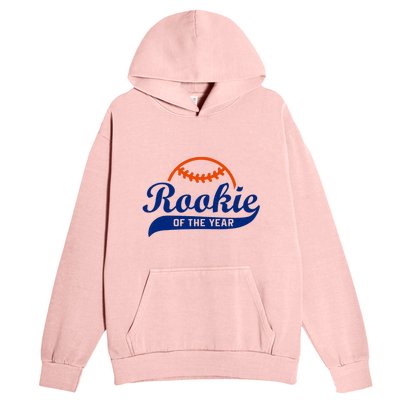 Baseball Funny Retro Rookie Of The Year Urban Pullover Hoodie