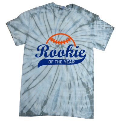 Baseball Funny Retro Rookie Of The Year Tie-Dye T-Shirt