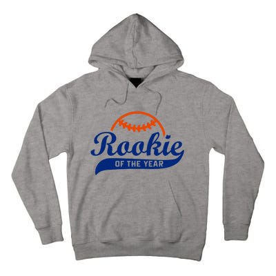 Baseball Funny Retro Rookie Of The Year Tall Hoodie