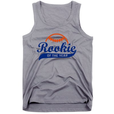 Baseball Funny Retro Rookie Of The Year Tank Top