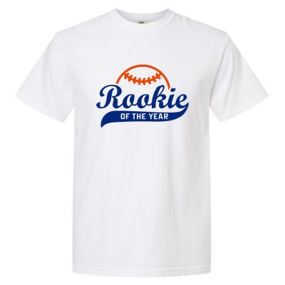 Baseball Funny Retro Rookie Of The Year Garment-Dyed Heavyweight T-Shirt