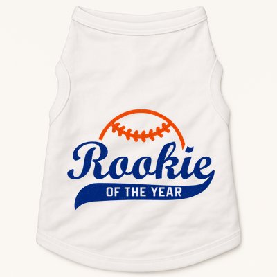 Baseball Funny Retro Rookie Of The Year Doggie Tank