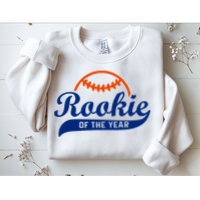 Baseball Funny Retro Rookie Of The Year Sweatshirt