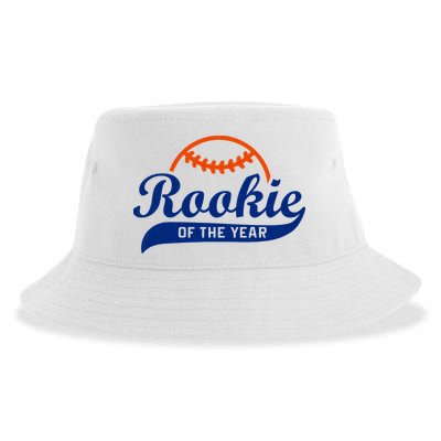 Baseball Funny Retro Rookie Of The Year Sustainable Bucket Hat
