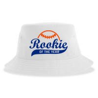 Baseball Funny Retro Rookie Of The Year Sustainable Bucket Hat