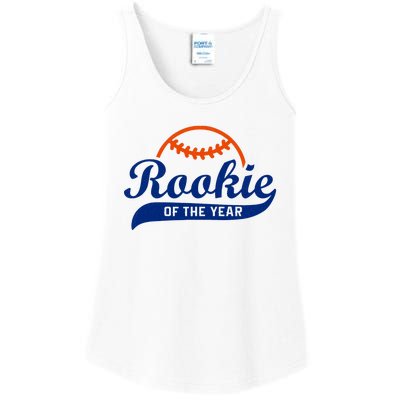 Baseball Funny Retro Rookie Of The Year Ladies Essential Tank