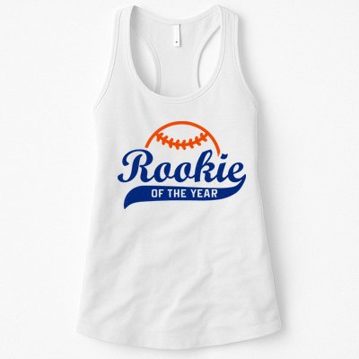 Baseball Funny Retro Rookie Of The Year Womens Tank Top