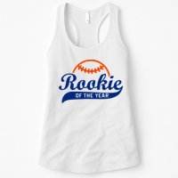 Baseball Funny Retro Rookie Of The Year Womens Tank Top