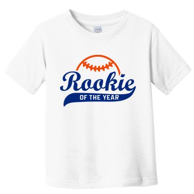 Baseball Funny Retro Rookie Of The Year Toddler T-Shirt