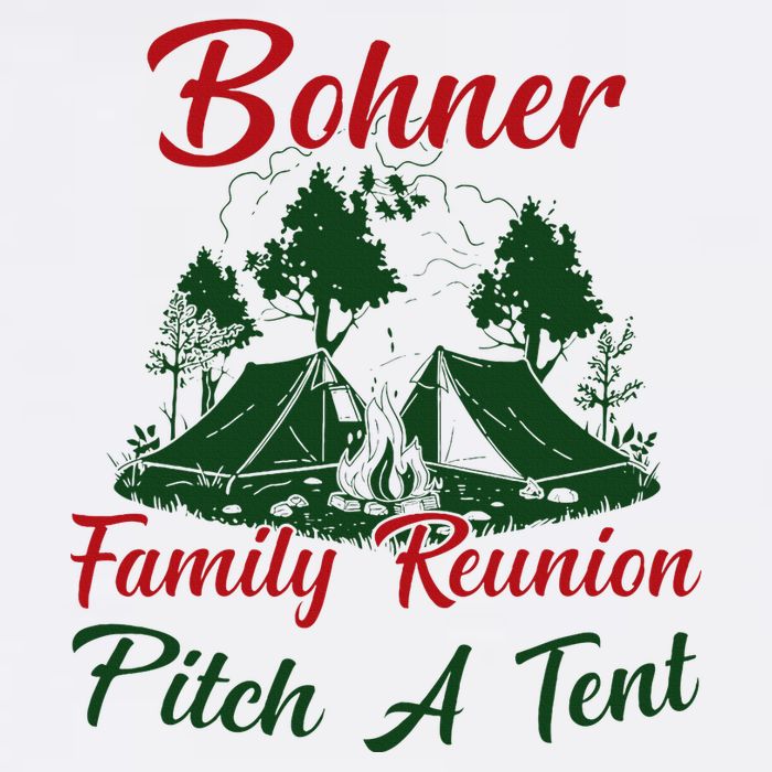 Bohner Family Reunion Pitch A Tent Matching Family Cooling Performance Crew T-Shirt