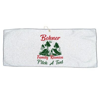 Bohner Family Reunion Pitch A Tent Matching Family Large Microfiber Waffle Golf Towel