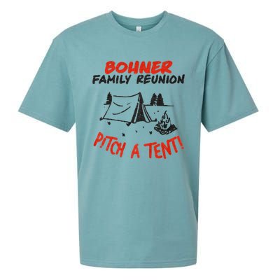 Bohner Family Reunion Pitch A Tent Bohner Family Reunion Pitch A Tent Sueded Cloud Jersey T-Shirt