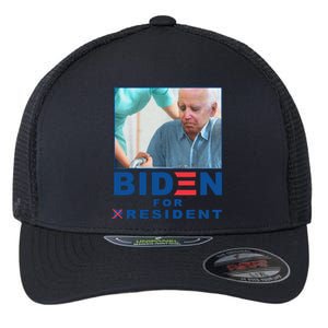 Biden For Resident Funny Biden Nursing Gift Flexfit Unipanel Trucker Cap