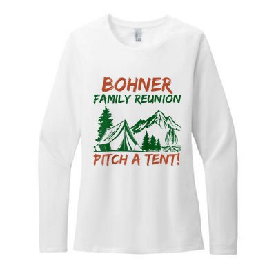 Bohner Family Reunion Pitch A Tent Womens CVC Long Sleeve Shirt