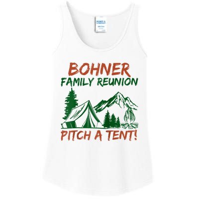 Bohner Family Reunion Pitch A Tent Ladies Essential Tank