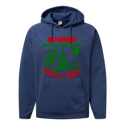 Bohner Family Reunion Pitch A Tent Bohner Family Reunion Christmas Performance Fleece Hoodie