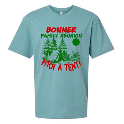 Bohner Family Reunion Pitch A Tent Bohner Family Reunion Christmas Sueded Cloud Jersey T-Shirt