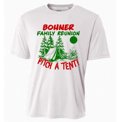 Bohner Family Reunion Pitch A Tent Bohner Family Reunion Christmas Cooling Performance Crew T-Shirt