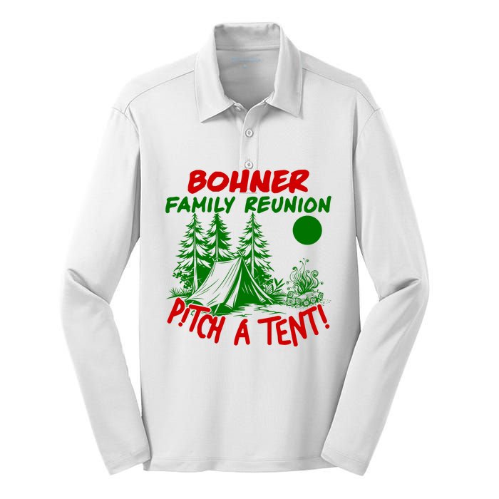 Bohner Family Reunion Pitch A Tent Bohner Family Reunion Christmas Silk Touch Performance Long Sleeve Polo