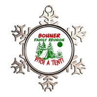 Bohner Family Reunion Pitch A Tent Bohner Family Reunion Christmas Metallic Star Ornament