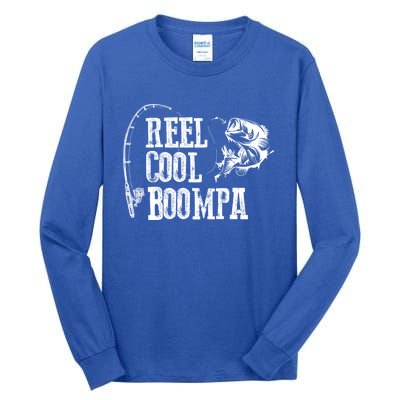 Boompa Fishing: Reel Cool Boompa Funny Gift Cool Gift Tall Long Sleeve T-Shirt