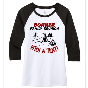 Bohner Family Reunion Women's Tri-Blend 3/4-Sleeve Raglan Shirt