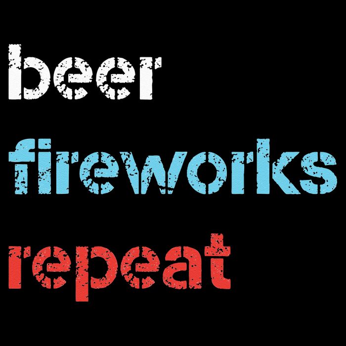 Beer Fireworks Repeat 4Th Of July Beer Drinking Sustainable Bucket Hat