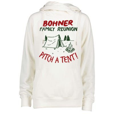 Bohner Family Reunion Womens Funnel Neck Pullover Hood