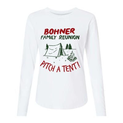 Bohner Family Reunion Womens Cotton Relaxed Long Sleeve T-Shirt