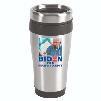Biden For Resident Funny Biden Nursing 16oz Travel Tumbler