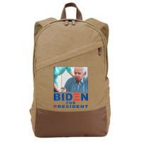 Biden For Resident Funny Biden Nursing Cotton Canvas Backpack