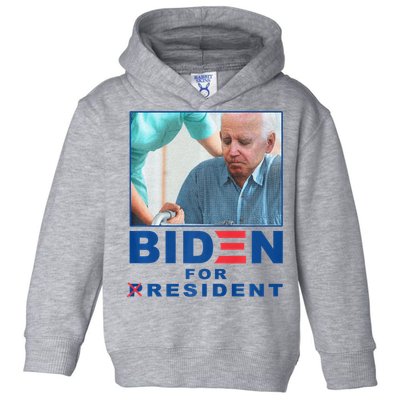 Biden For Resident Funny Biden Nursing Toddler Hoodie
