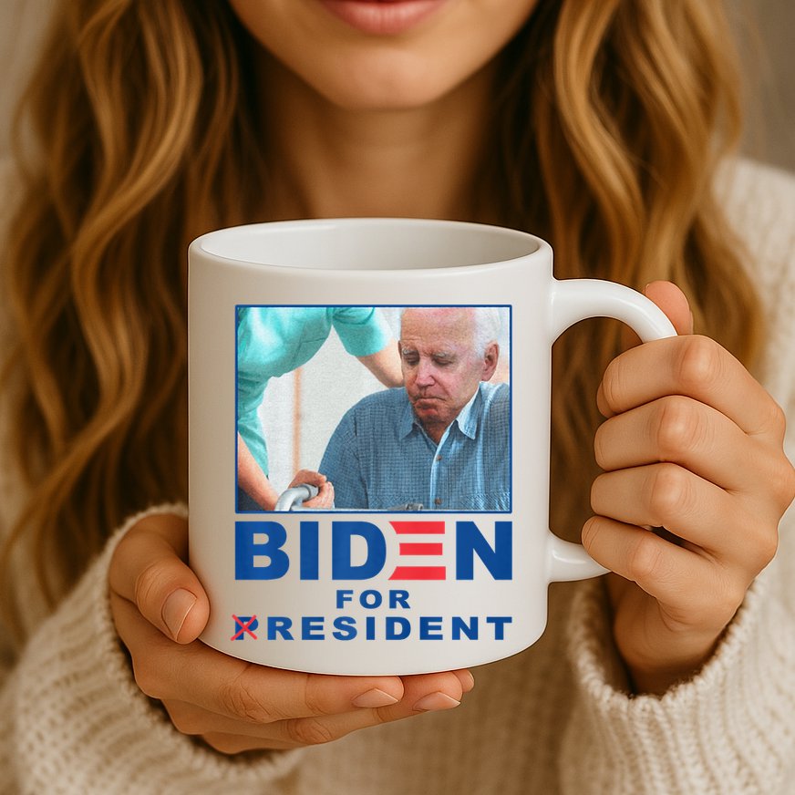 Biden For Resident Funny Biden Nursing Mug