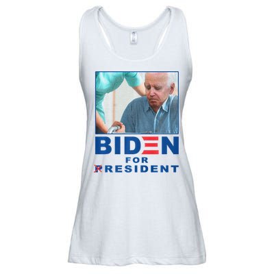 Biden For Resident Funny Biden Nursing Ladies Essential Flowy Tank