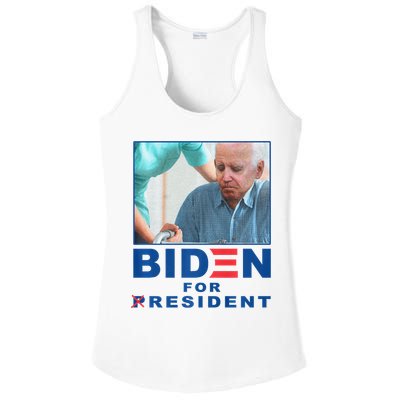 Biden For Resident Funny Biden Nursing Ladies PosiCharge Competitor Racerback Tank