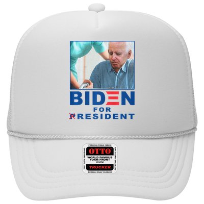 Biden For Resident Funny Biden Nursing Trucker Hat