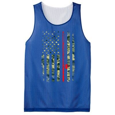 Bass Fishing Rod Camouflage American Flag Fisher Gift Funny Gift Mesh Reversible Basketball Jersey Tank