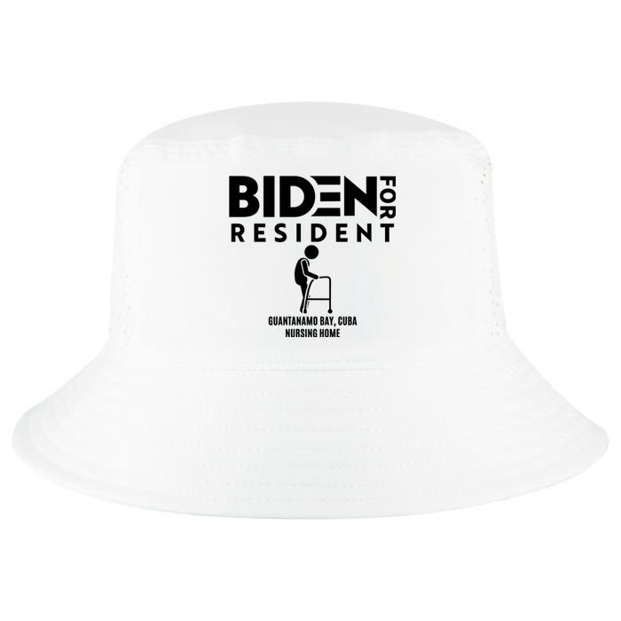 Biden For Resident At Guantanamo Bay Cuba Nursing Home Cool Comfort Performance Bucket Hat