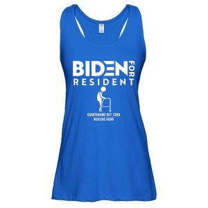 Biden For Resident At Guantanamo Bay Cuba Nursing Home Ladies Essential Flowy Tank