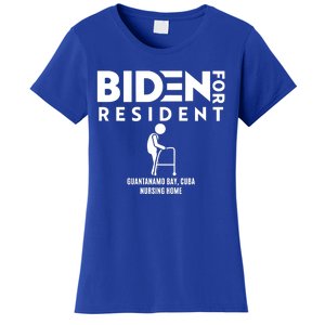 Biden For Resident At Guantanamo Bay Cuba Nursing Home Women's T-Shirt