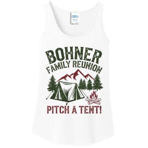 Bohner Family Reunion Pitch A Tent Ladies Essential Tank