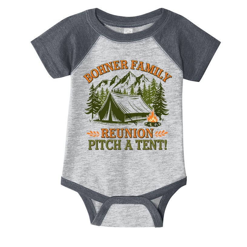 Bohner Family Reunion Pitch A Tent Infant Baby Jersey Bodysuit