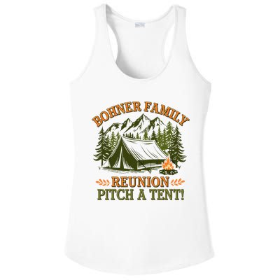 Bohner Family Reunion Pitch A Tent Ladies PosiCharge Competitor Racerback Tank