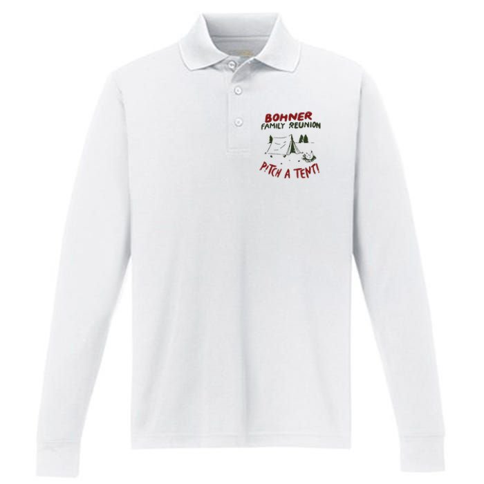 Bohner Family Reunion Performance Long Sleeve Polo