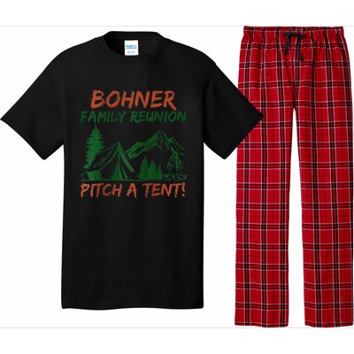 Bohner Family Reunion Pitch A Tent Raglan Gift Pajama Set