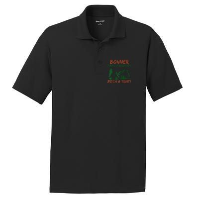 Bohner Family Reunion Pitch A Tent Raglan Gift PosiCharge RacerMesh Polo