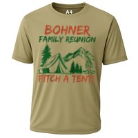 Bohner Family Reunion Pitch A Tent Raglan Gift Cooling Performance Crew T-Shirt