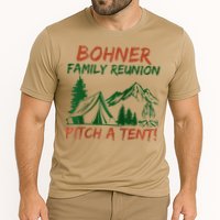 Bohner Family Reunion Pitch A Tent Raglan Gift Cooling Performance Crew T-Shirt