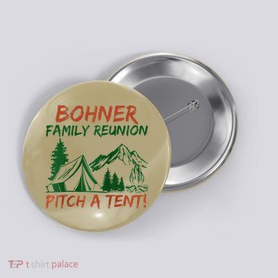 Bohner Family Reunion Pitch A Tent Raglan Gift Button