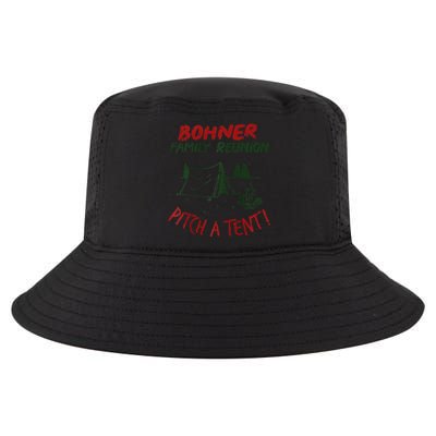 Bohner Family Reunion Pitch A Tent Vintage Raglan Gift Cool Comfort Performance Bucket Hat